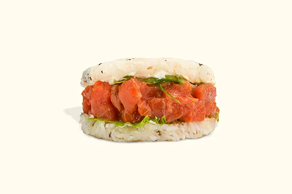 Gooruchburger with Salmon